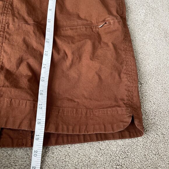 Duluth Trading Rootstock Gardening Skort 12 Brown Outdoors Casual Boho STAIN - Picture 7 of 9